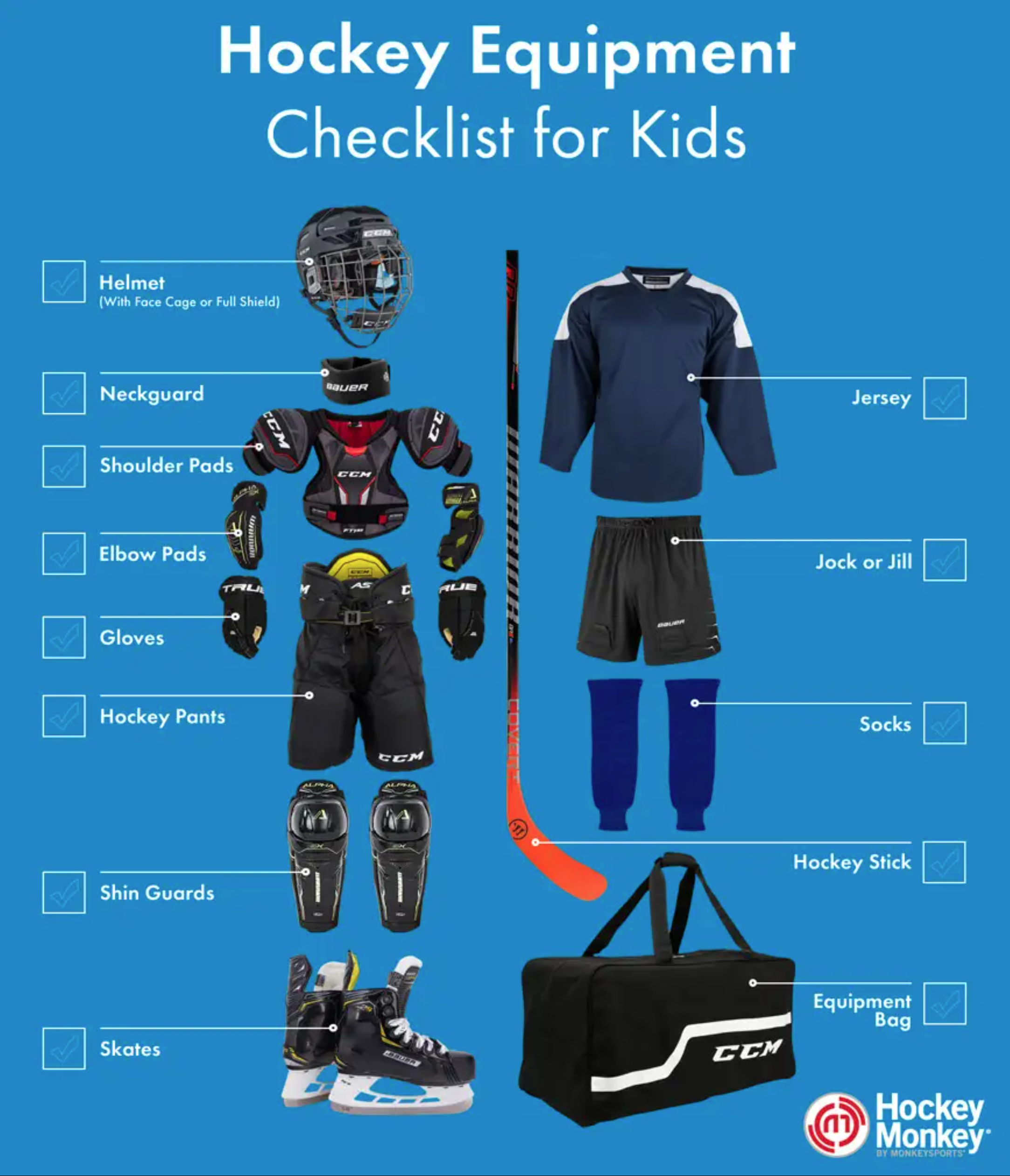 Hockey equipment guide